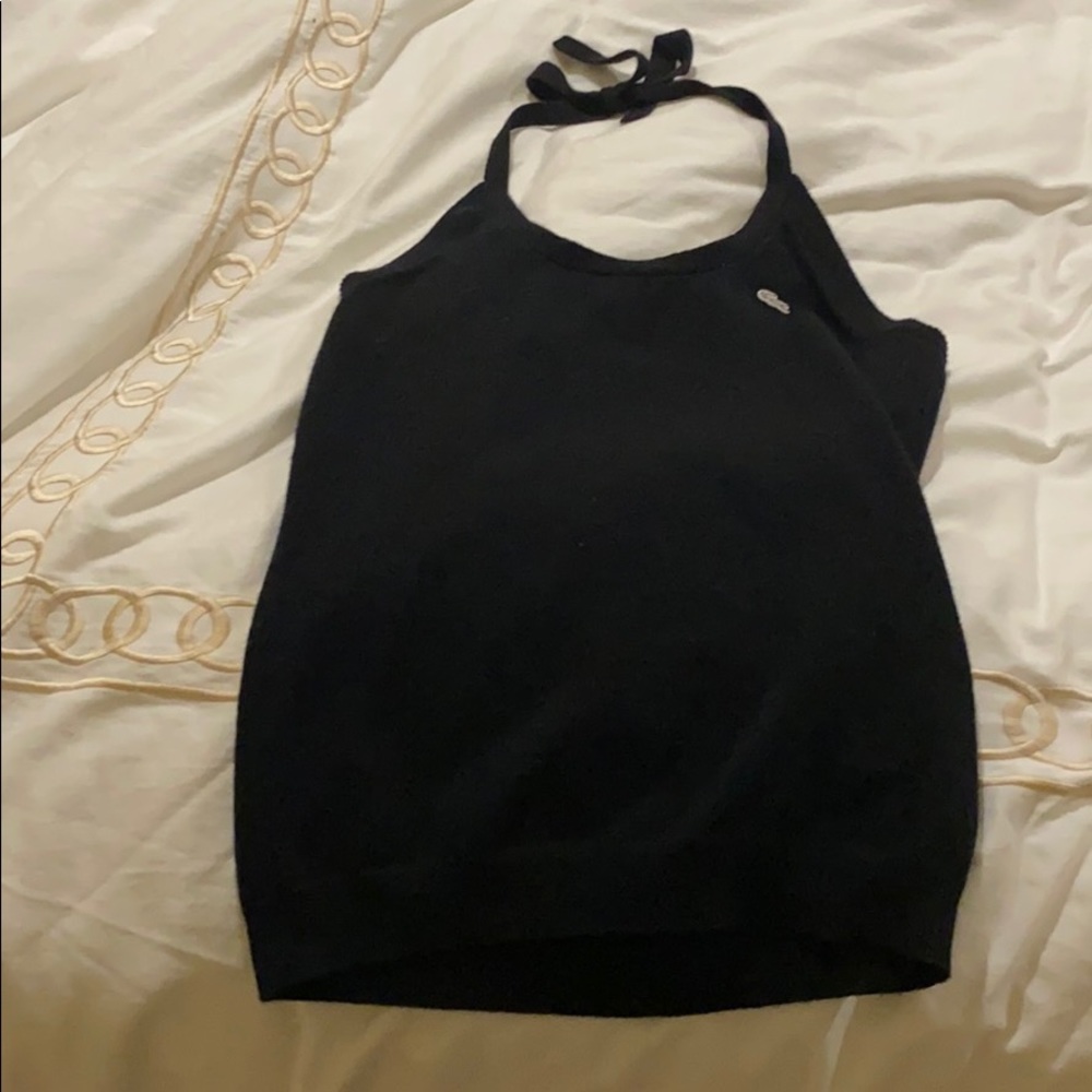 Lacoste Cashmere Black Halter top